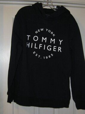 Men's Tommy Hilfiger Size Large Navy Blue Hoodie in Excellent Condition